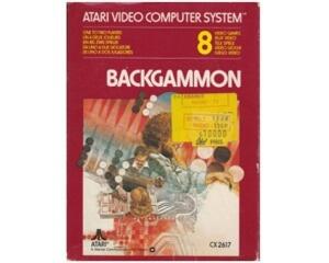 Backgammon (Atari 2600) m. kasse og manual