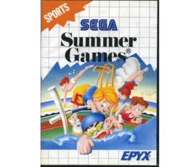 Summer Games m. kasse (skadet) og manual (SMS)