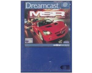 Metropolis Street Racer (MSR) uorig cover m. manual  (Dreamcast)
