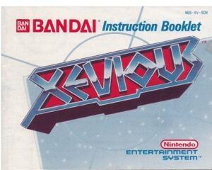 Xevious (SCN) (Nes manual)