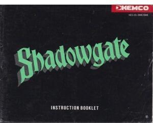 Shadowgate (SWE) (Nes manual)