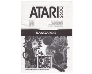 Kangaroo (sort/hvid) (Atari 2600 manual)