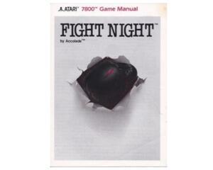 Fight Night (slidt) (Atari 7800 manual)