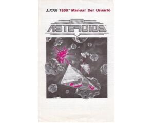 Asteroids (spansk) (slidt) (Atari 7800 manual)
