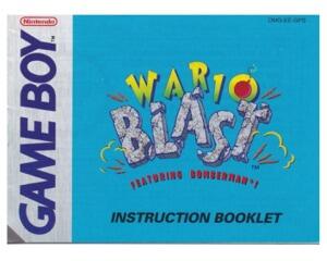 Wario Blast (GPS) (GameBoy manual)
