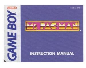 Ms. Pac-man (GPS) (GameBoy manual)