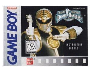 Mighty Morphin Power Rangers : The Movie (USA) (GameBoy manual)