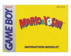 Mario & Yoshi (SCN) (GameBoy manual)