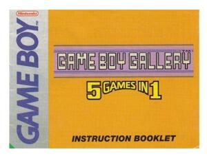 Game Boy Gallery (UKV) (GameBoy manual)