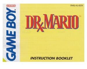 Dr. Mario (SCN) (GameBoy manual)