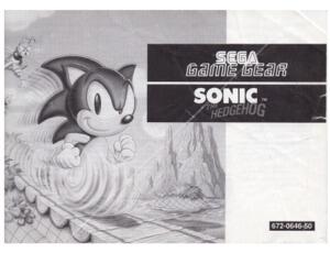 Sonic the Hedgehog (slidt) (SGG manual)