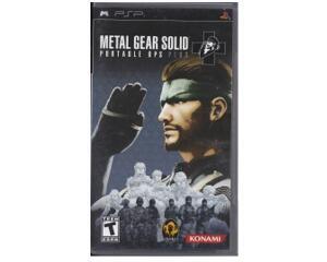 Metal Gear Solid : Portable Ops Plus (PSP)