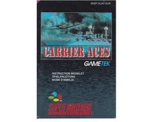 Carrier Aces (eur) (Snes manual)