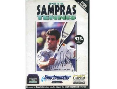 Pete Sampras Tennis m. kasse og manual (4 spiller kassette) (SMD)