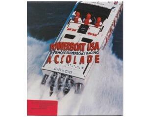 Powerboat USA : Offshore Superboat Racing (disk) (papæske) (Commodore 64)