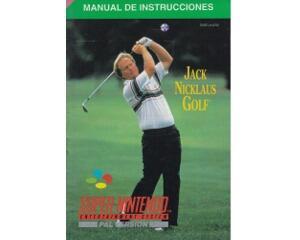 Jack Nicklaus Golf (esp) (Snes manual)