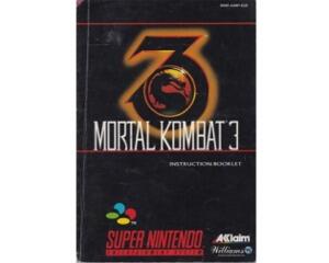 Mortal Kombat 3 (eur) (Snes manual)