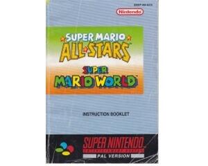 Super Mario All-Stars / Super Mario World (scn) (slidt) (Snes manual)