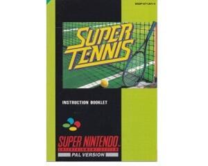 Super Tennis (ukv) (Snes manual)