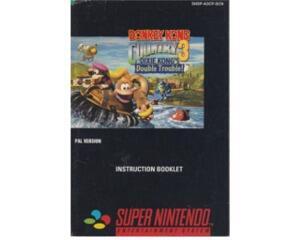 Donkey Kong Country 3 : Dixie Kong's Double Trouble (scn) (Snes manual)