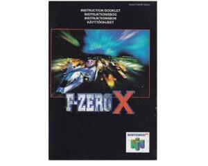 F-Zero (ukv) (N64 manual)