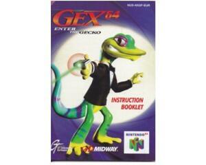 Gex 64 (eur) (N64 manual)