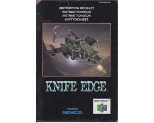 Knife Edge (eur) (N64 manual)