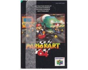 Mario Kart 64 (nuk) (slidt) (N64 manual)