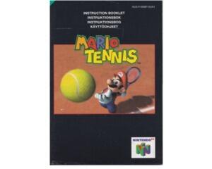 Mario Tennis (nuk) (N64 manual)