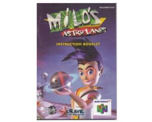 Milo's Astro Lanes (eur) (N64 manual)