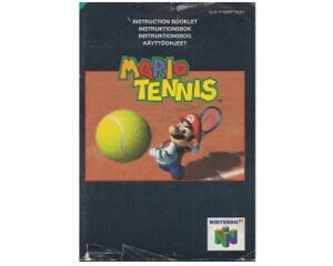Mario Tennis (nuk) (slidt) (N64 manual)