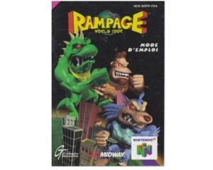 Rampage : World Tour (fra) (N64 manual)