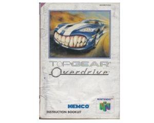 Top Gear Overdrive (eur) (slidt) (N64 manual)