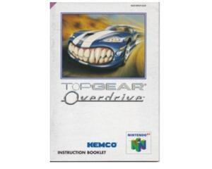 TopGear Overdrive (eur) (N64 manual)