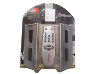 PS2 Multitap stander (silver) m. fjernbetjening (ubrugt)