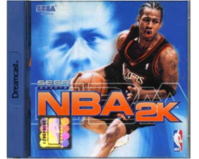 NBA 2k m. kasse og manual (Dreamcast)