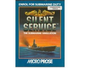 Silent Service (Amiga) (512k) m. kasse og manual