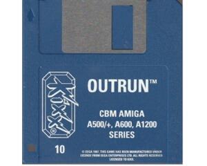 Out Run (løs disk)  (Amiga)