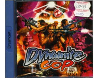Dynamite Cop m. kasse og manual (Dreamcast)