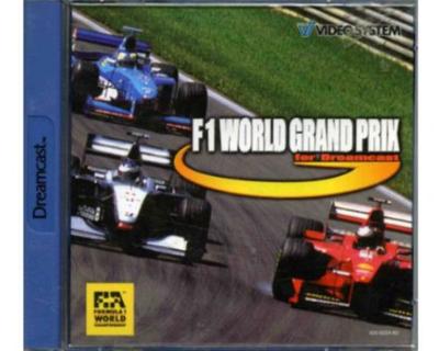 F-1 World Grand Prix m. kasse og manual (Dreamcast)