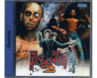 House of the Dead 2 m. kasse og manual (Dreamcast)