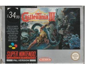 Castlevania IV (ukv) m. kasse og manual (SNES)