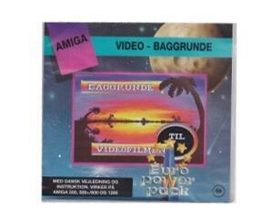 Video - Baggrunde (euro power pack) m. kasse og manual (Amiga)