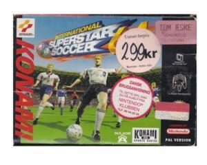 International superstar soccer 64 m. kasse (slidt) og manual (N64)