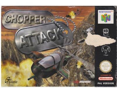 Chopper Attack m. kasse (skadet) (N64)