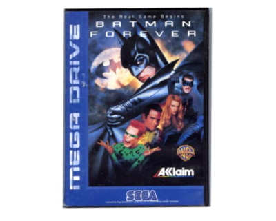 Batman Forever (dårlig label og manual) m. kasse og manual (SMD)