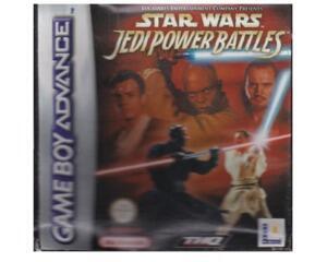 Star Wars : Jedi Power Battles m. kasse (deform) og manual (GBA)