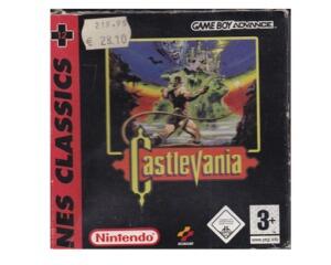 Castlevania m. kasse (slidt) og manual (nes classics) (GBA)