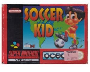 Soccer Kid (ukv) m. kasse (slidt) og manual (slidt) (SNES)