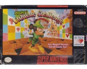 Mickey's Ultimate Challenge (US) m. kasse og manual (SNES)